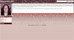 Desktop Screenshot of melissakaplanlmhc.com
