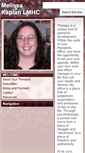 Mobile Screenshot of melissakaplanlmhc.com